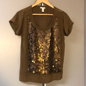 J Crew Beautifully Detailed Silk Top
